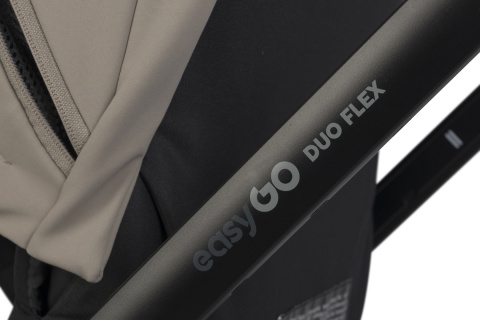 EASYGO DUO FLEX Beige – innowacyjny wózek dla jednego lub dwójki dzieci