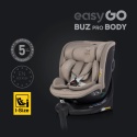 EASYGO BUZ PRO + BODY 2w1 Taupe – Foteliki samochodowe z bazą ISOFIX R129 I-SIZE