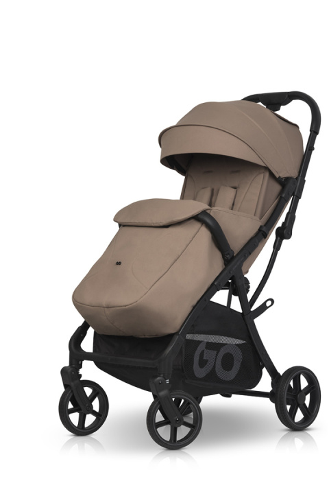 EASYGO FARO BEIGE – Wózek spacerowy z automatycznym składaniem do 22 kg