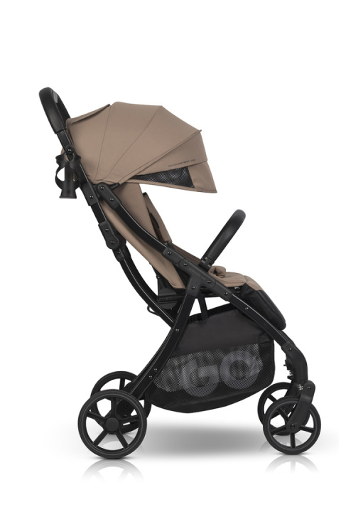 EASYGO FARO BEIGE – Wózek spacerowy z automatycznym składaniem do 22 kg