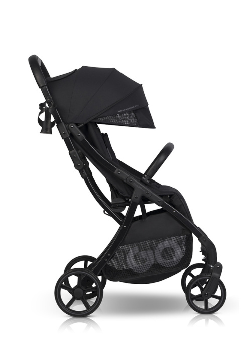 EASYGO FARO BLACK – Wózek spacerowy z automatycznym składaniem do 22 kg