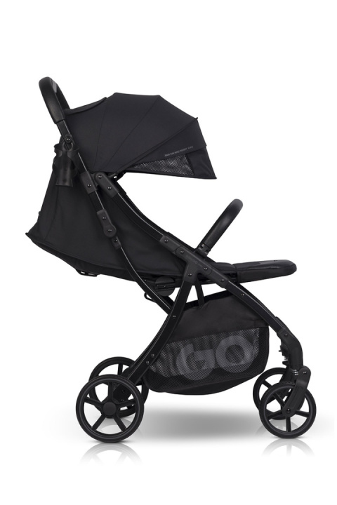 EASYGO FARO BLACK – Wózek spacerowy z automatycznym składaniem do 22 kg