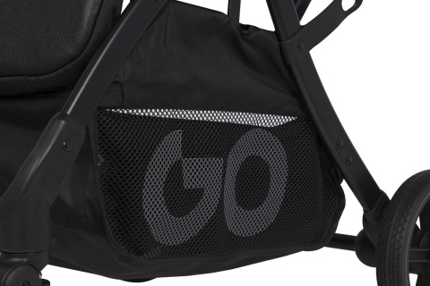 EASYGO FARO BLACK – Wózek spacerowy z automatycznym składaniem do 22 kg