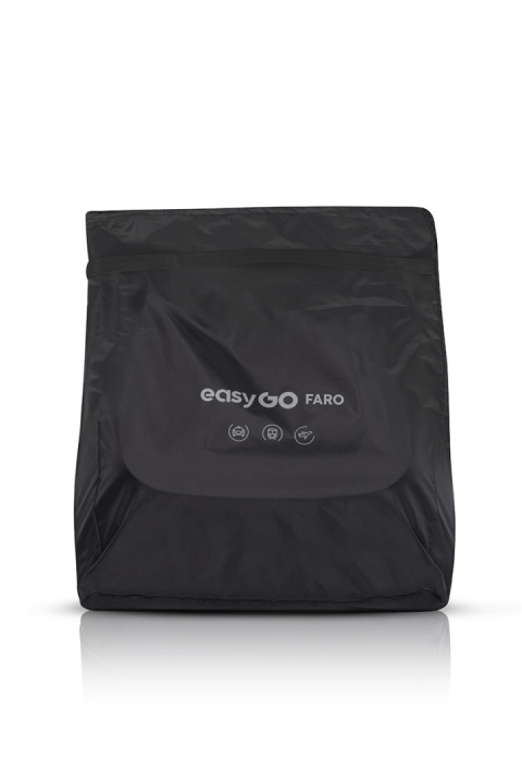 EASYGO FARO BLACK – Wózek spacerowy z automatycznym składaniem do 22 kg