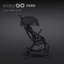 EASYGO FARO BLACK – Wózek spacerowy z automatycznym składaniem do 22 kg