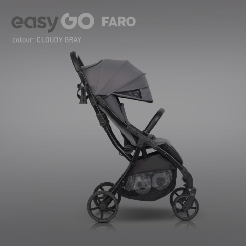 EASYGO FARO GREY – Wózek spacerowy z automatycznym składaniem do 22 kg