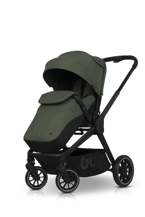 EASYGO REVA 2w1 GREEN – Wózek z gondolą i spacerówką od urodzenia