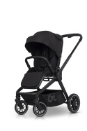 EASYGO REVA 2w1 BLACK – Wózek z gondolą i spacerówką od urodzenia