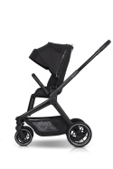 EASYGO REVA 2w1 BLACK – Wózek z gondolą i spacerówką od urodzenia