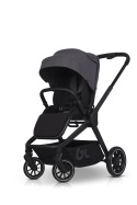 EASYGO REVA 2w1 GREY – Wózek z gondolą i spacerówką od urodzenia