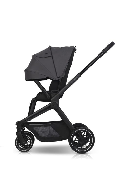 EASYGO REVA 2w1 GREY – Wózek z gondolą i spacerówką od urodzenia