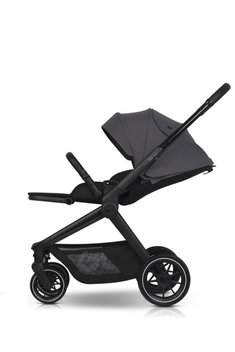 EASYGO REVA 2w1 GREY – Wózek z gondolą i spacerówką od urodzenia