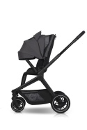 EASYGO REVA 2w1 GREY – Wózek z gondolą i spacerówką od urodzenia