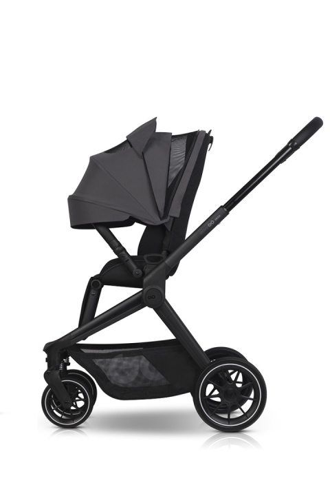 EASYGO REVA 2w1 GREY – Wózek z gondolą i spacerówką od urodzenia