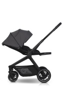 EASYGO REVA 2w1 GREY – Wózek z gondolą i spacerówką od urodzenia