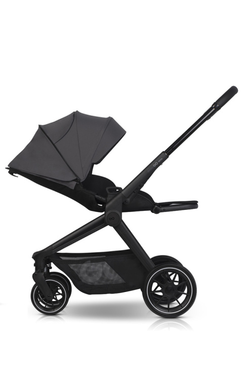 EASYGO REVA 2w1 GREY – Wózek z gondolą i spacerówką od urodzenia