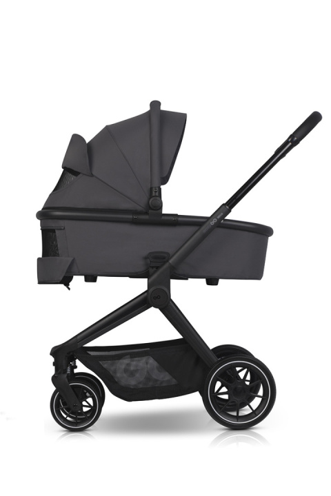 EASYGO REVA 2w1 GREY – Wózek z gondolą i spacerówką od urodzenia
