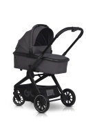 EASYGO REVA 2w1 GREY – Wózek z gondolą i spacerówką od urodzenia