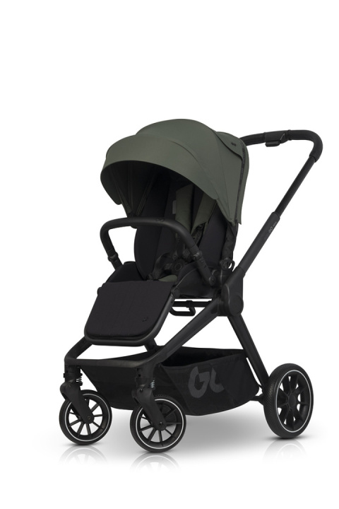 EASYGO REVA 3w1 GREEN – Wózek z gondolą, spacerówką i fotelikiem BUZ ISOFIX