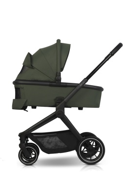 EASYGO REVA 3w1 GREEN – Wózek z gondolą, spacerówką i fotelikiem BUZ ISOFIX