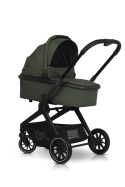 EASYGO REVA 3w1 GREEN – Wózek z gondolą, spacerówką i fotelikiem BUZ ISOFIX