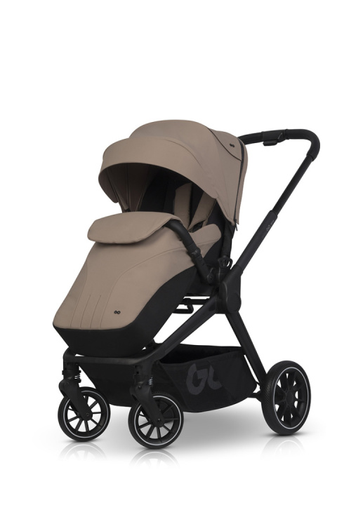 EASYGO REVA 3w1 BEIGE – Wózek z gondolą, spacerówką i fotelikiem BUZ ISOFIX