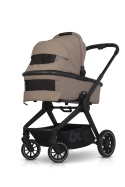 EASYGO REVA 3w1 BEIGE – Wózek z gondolą, spacerówką i fotelikiem BUZ ISOFIX