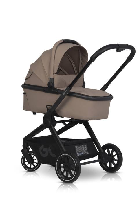 EASYGO REVA 3w1 BEIGE – Wózek z gondolą, spacerówką i fotelikiem BUZ ISOFIX