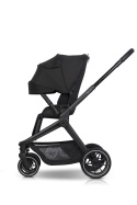 EASYGO REVA 3w1 BLACK – Wózek z gondolą, spacerówką i fotelikiem BUZ ISOFIX