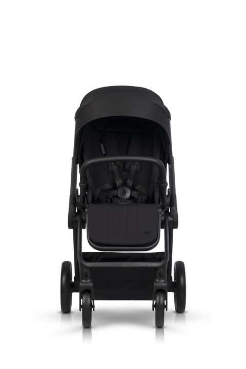 EASYGO REVA 3w1 BLACK – Wózek z gondolą, spacerówką i fotelikiem BUZ ISOFIX