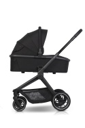 EASYGO REVA 3w1 BLACK – Wózek z gondolą, spacerówką i fotelikiem BUZ ISOFIX
