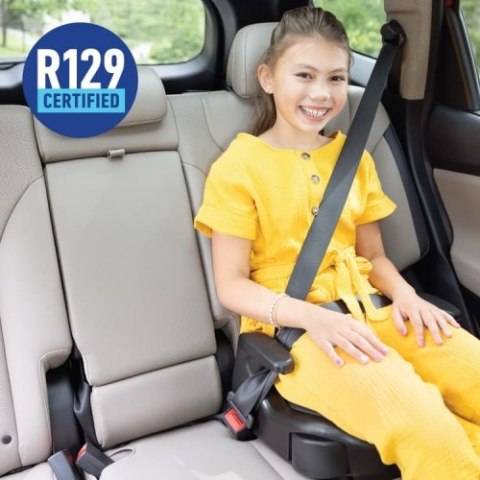 Graco Booster Basic R129 Midnight Black – lekka podstawka samochodowa Graco Booster Basic R129 Midnight Black – lekka podstawka samochodowa