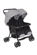 Graco DuoRider Steeple Gray – lekki podwójny wózek spacerowy