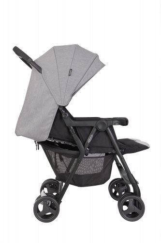 Graco DuoRider Steeple Gray – lekki podwójny wózek spacerowy