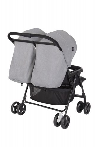 Graco DuoRider Steeple Gray – lekki podwójny wózek spacerowy