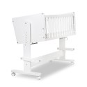 KLUPŚ ZOYA 5w1 – Łóżeczko dostawne i kołyska, białe