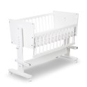 KLUPŚ ZOYA 5w1 – Łóżeczko dostawne i kołyska, białe