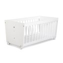 KLUPŚ ZOYA 5w1 – Łóżeczko dostawne i kołyska, białe