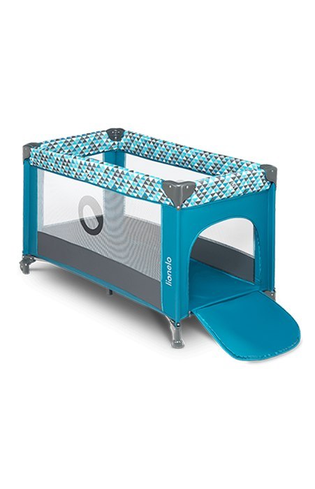 LIONELO Stefi – Łóżeczko turystyczne Green Turquoise 2w1