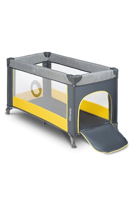 LIONELO Stefi – Łóżeczko turystyczne 2w1 Yellow Lemon