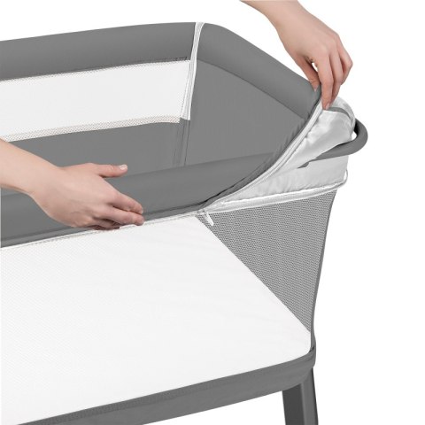 LIONELO Thomi Plus 5w1 – Łóżeczko dziecięce Grey Concrete