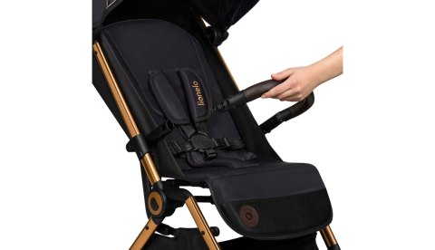 Lionelo Cloe Golden Moments – elegancki wózek spacerowy z budką UV