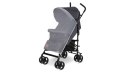 Lionelo Elia Grey White – lekki wózek parasolka z budką XXL