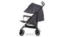 Lionelo Elia Grey White – lekki wózek parasolka z budką XXL