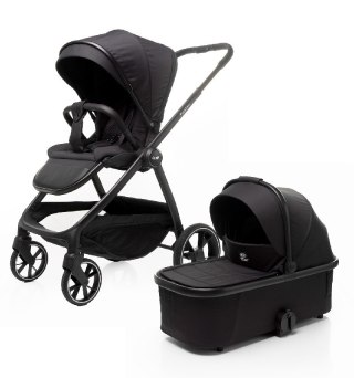 Wózek 2w1 4BABY Foster BLACK – Komfort, styl i funkcjonalność