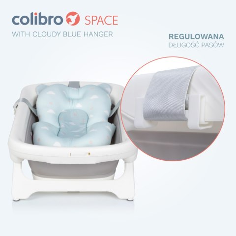 COLIBRO SPACE BLUE – składana wanienka dla dzieci z termometrem