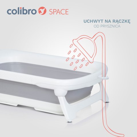 COLIBRO SPACE BLUE – składana wanienka dla dzieci z termometrem