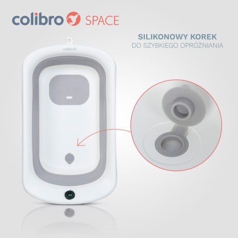 COLIBRO SPACE BLUE – składana wanienka dla dzieci z termometrem