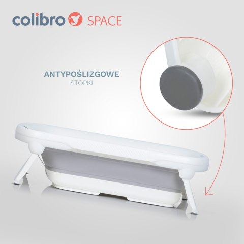 COLIBRO SPACE BLUE – składana wanienka dla dzieci z termometrem