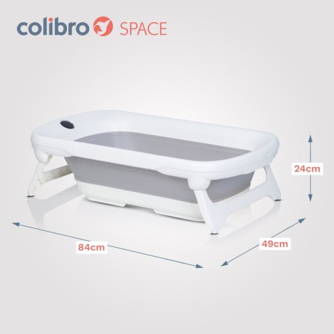 COLIBRO SPACE BLUE – składana wanienka dla dzieci z termometrem